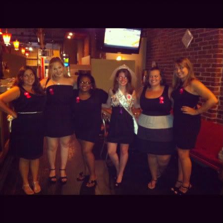 Bachlorette party with other WVU law ladies