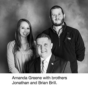 WVU Law - Amanda Greene with Jonathan and Brian Brill