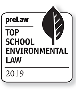 WVU Law - 2019 Top Environmental Law School Badge