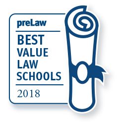 WVU Law preLaw 2018-19 Best Value badge