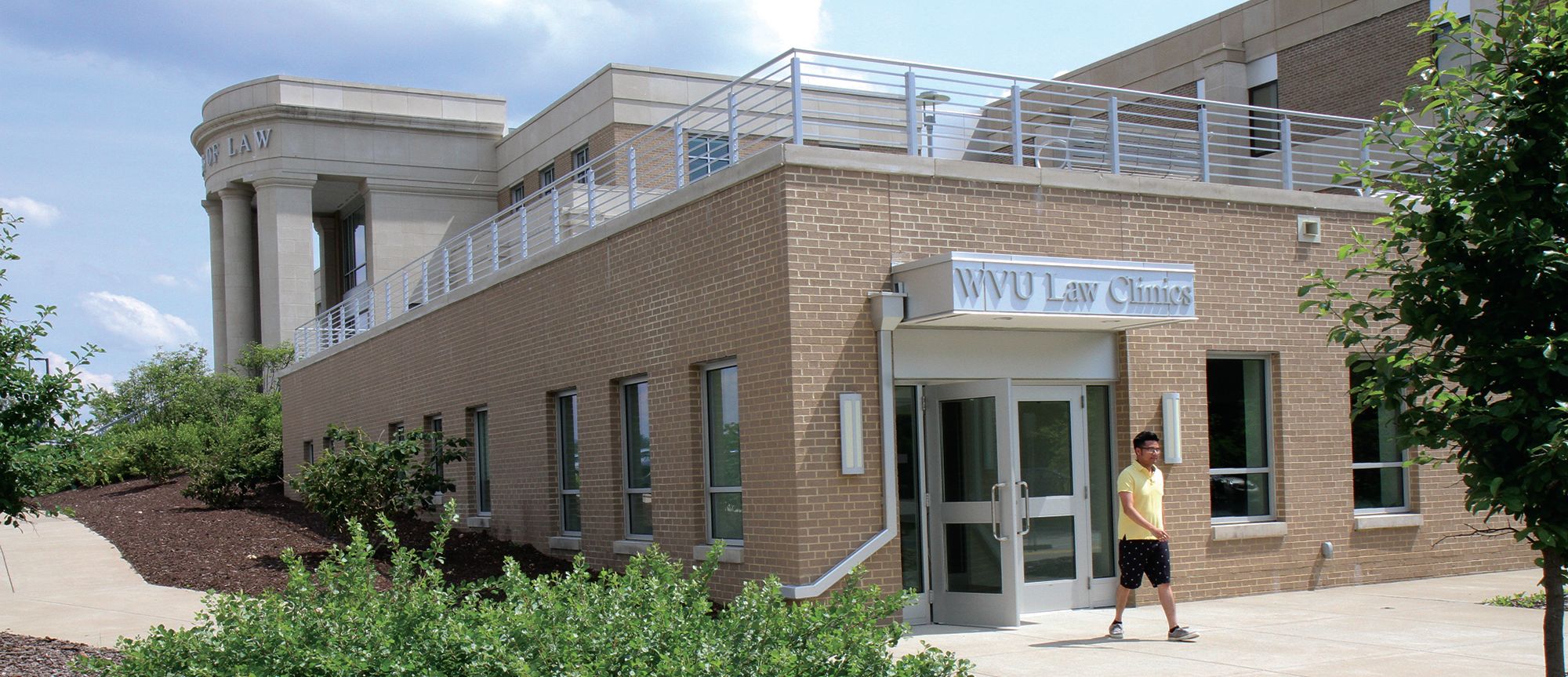 WVU Law Clinical Law Program Entrance