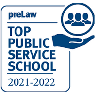 WVU Law Top Public Service School 2021-22 badge