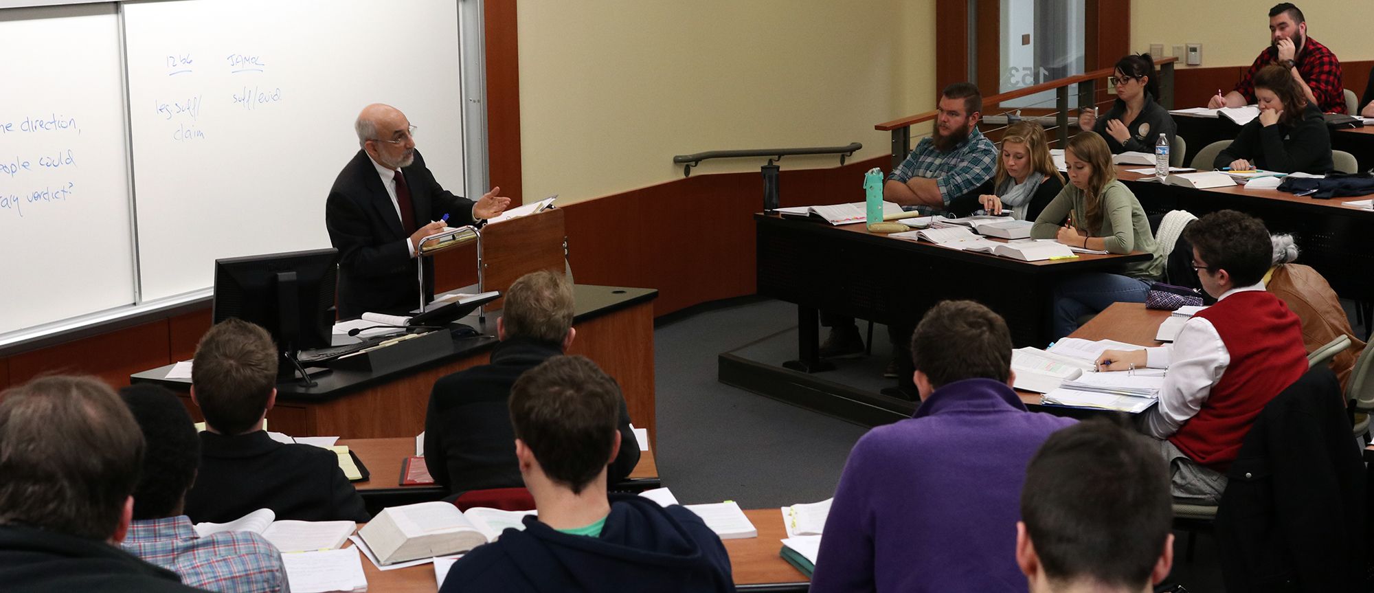WVU Law Professor Chuck DiSalvo teaching