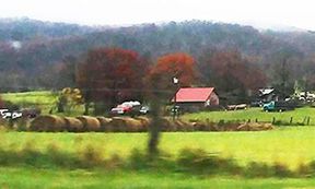 WVU Law rural road and farm in Appalachia