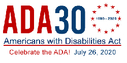 WVU Law ADA 30th Anniversary logo