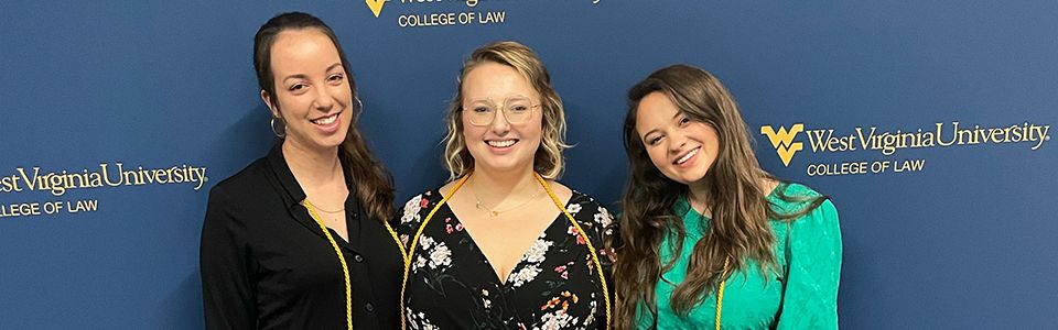 WVU Law student Ashley Stephens and friends
