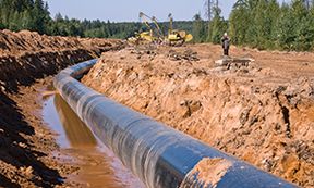 WVU Law gas pipeline stock photo