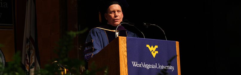WVU Honorary Doctor of Law degree recipient Robert Fitzsimmons