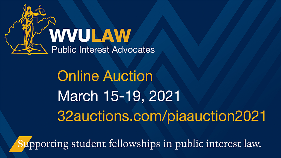 WVU Law Spring 2021 PIA Auction
