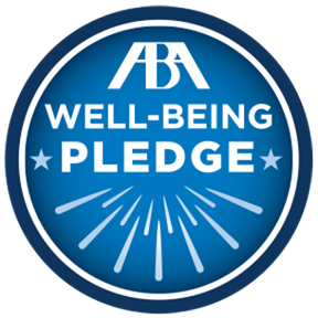 WVU Law ABA Well-Being Pledge logo
